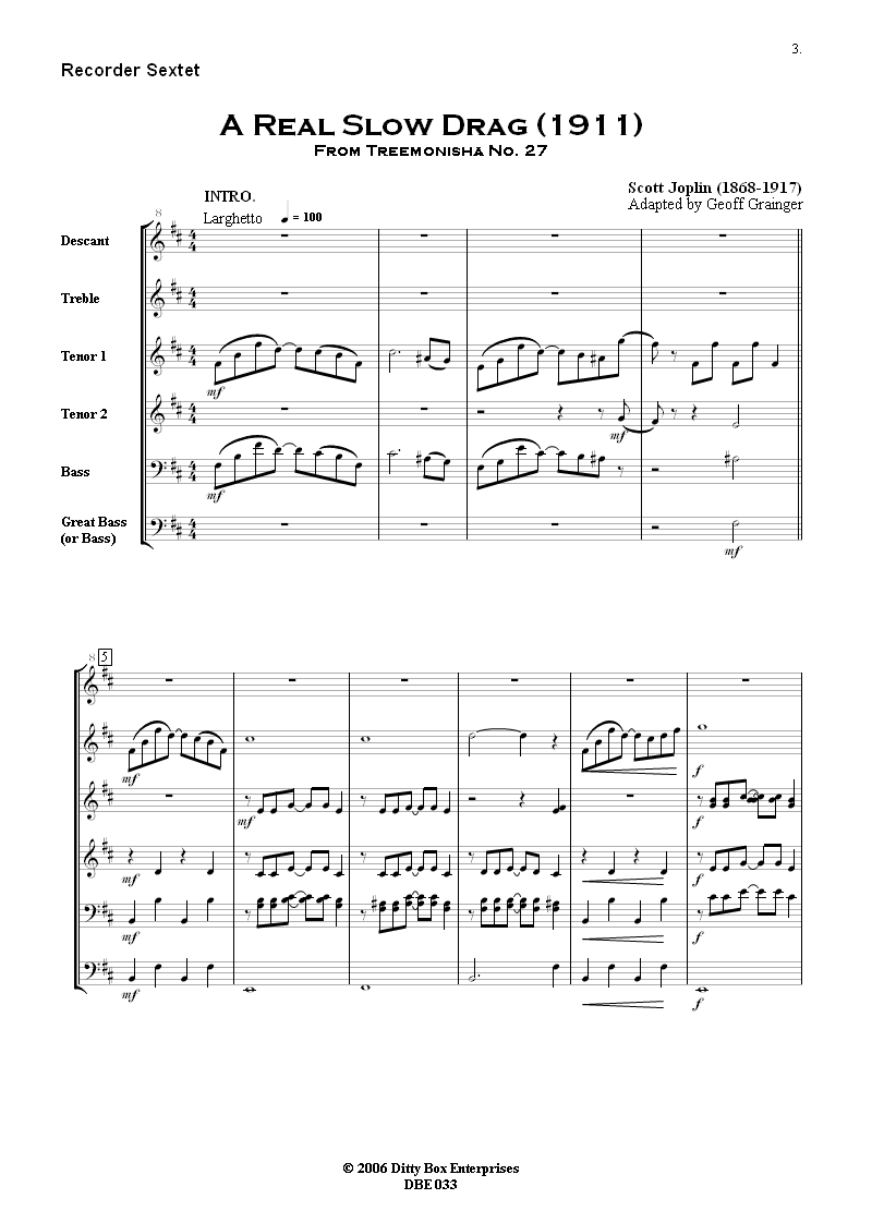 Please note that for bandwidth reasons, both the displayed score and the *.mp3 
file which can be listened to are of low quality (96 dpi and 48kbps respectively) 
and do not reflect the high quality of the delivered products.The delivered score 
format is A4 and printed with high quality.