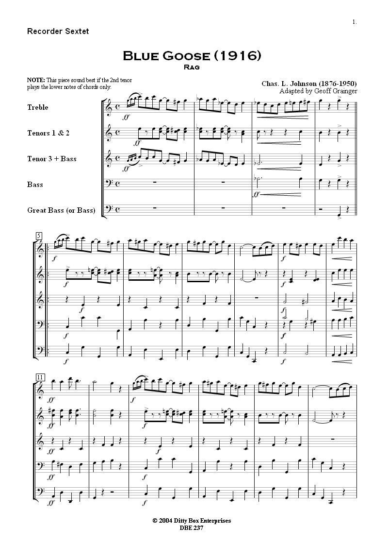 Please note that for bandwidth reasons, both the displayed score and the *.mp3 
file which can be listened to are of low quality (96 dpi and 48kbps respectively) 
and do not reflect the high quality of the delivered products.The delivered score 
format is A4 and printed with high quality.