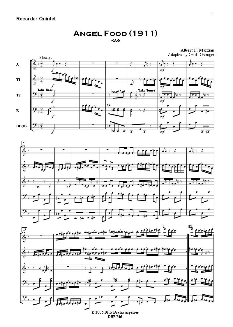 Please note that for bandwidth reasons, both the displayed score and the *.mp3 
file which can be listened to are of low quality (96 dpi and 48kbps respectively) 
and do not reflect the high quality of the delivered products.The delivered score 
format is A4 and printed with high quality.