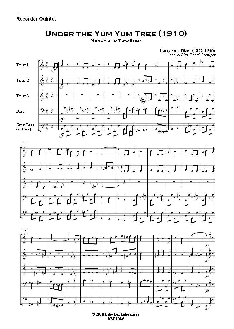 Please note that for bandwidth reasons, both the displayed score and the *.mp3 
file which can be listened to are of low quality (96 dpi and 48kbps respectively) 
and do not reflect the high quality of the delivered products.The delivered score 
format is A4 and printed with high quality.